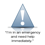 "I'm in an emergency and need help immediately."